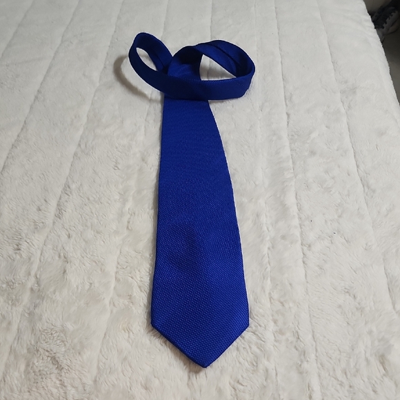Carolina Herrera Royal Blue Tie - Picture 1 of 7